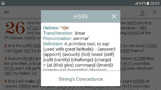 Bible Concordance & Strongs screenshot 9