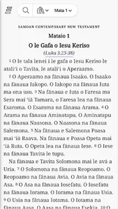 O LE Tusi Pa'ia - Samoan Bible screenshot 1