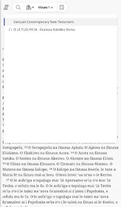 O LE Tusi Pa'ia - Samoan Bible screenshot 3