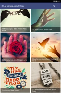 BIBLE VERSES ABOUT HOPE screenshot 1