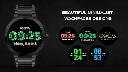 Big Font Watchface for Wear OS screenshot 1