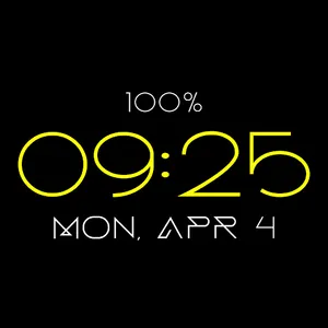 Big Font Watchface for Wear OS screenshot 3