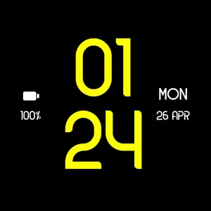 Big Font Watchface for Wear OS screenshot 4