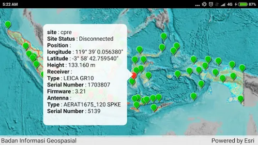 Mobile InaCORS screenshot 2