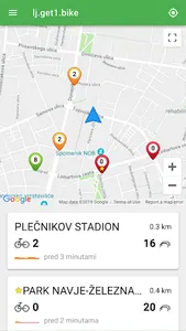 Ljubljana get1.bike screenshot 0