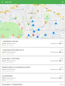 Ljubljana get1.bike screenshot 3