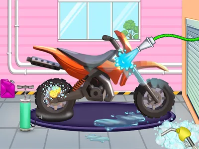 Power Washing Garage Bike Game screenshot 12