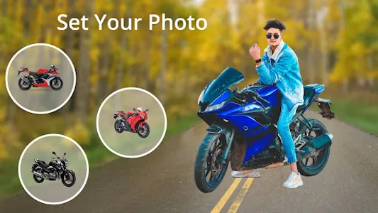 Man Bike Rider Photo Editor screenshot 1