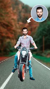 Man Bike Rider Photo Editor screenshot 5