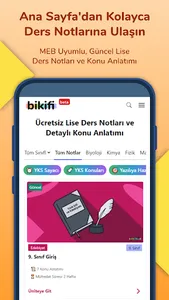 Bikifi - Lise Ders Notları screenshot 0