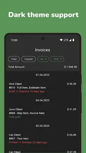 Simple invoice maker screenshot 1