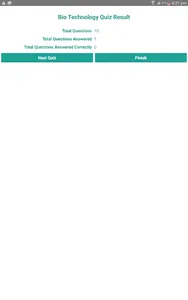 Bio Technology Quiz screenshot 12