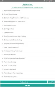 Bio Technology Quiz screenshot 7