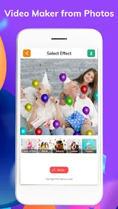 Birthday Video Effect Maker -  screenshot 1