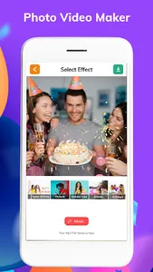 Birthday Video Effect Maker -  screenshot 4