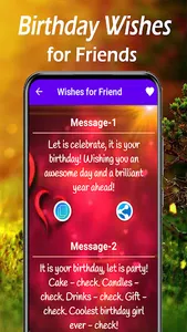 Birthday Wish Friends & Lover screenshot 1