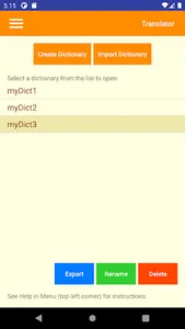 Build Own Dictionary screenshot 1