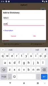 Build Own Dictionary screenshot 4