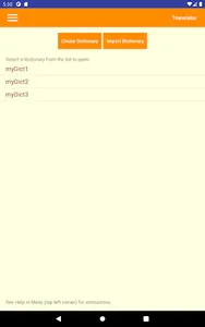 Build Own Dictionary screenshot 5