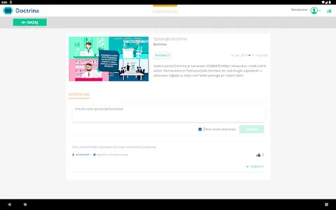 Doctrina Slovenija screenshot 9
