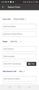 Kards Salon Register screenshot 2
