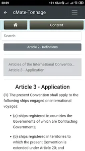 cMate-Tonnage screenshot 2
