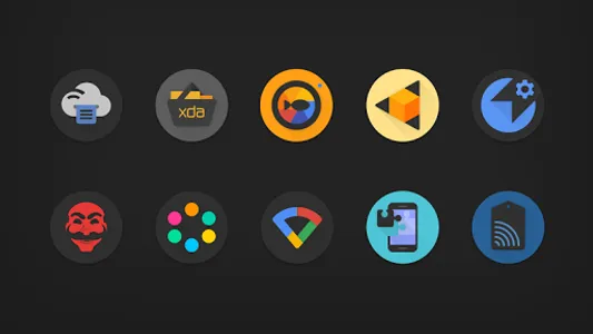 Pixelation - Dark Icon Pack screenshot 3