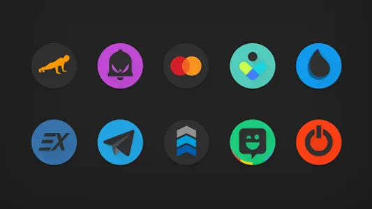 Pixelation - Dark Icon Pack screenshot 4