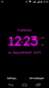 Super Digital Clock LiveWP screenshot 0