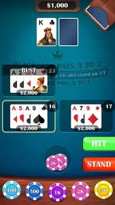 Blackjack 21: casino card game screenshot 14