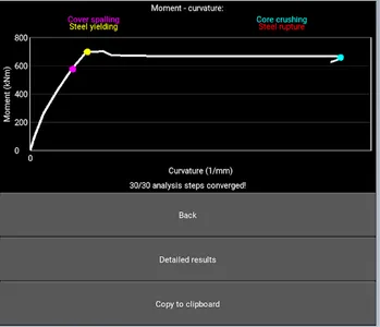 Moment Curvature Rectangular screenshot 5