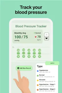 Blood pressure app: BP Logger screenshot 1