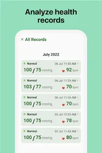 Blood pressure app: BP Logger screenshot 3