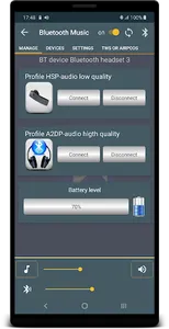 Bluetooth Music Widget Battery screenshot 2