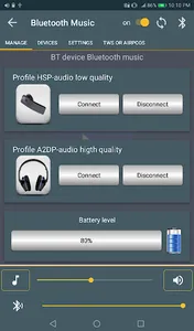 Bluetooth Music Widget Battery screenshot 9