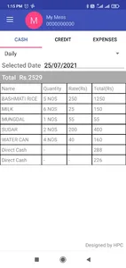 HPC CREDIT screenshot 5
