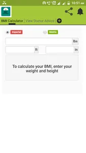 BMI Calculator with Dr Suggest screenshot 1