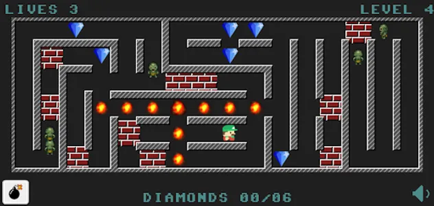 Bomb Man in the Diamond Maze screenshot 11