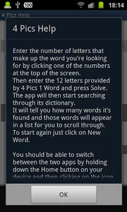 4 Pics Help screenshot 3
