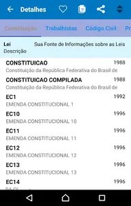 Contas Biblioteca de Leis Br screenshot 2