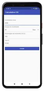 Calculadora Rendimento CDI CDB screenshot 1