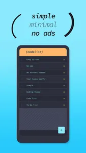 Code List screenshot 1