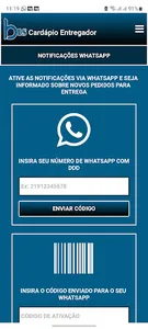 Entregador bis Cardápio screenshot 3