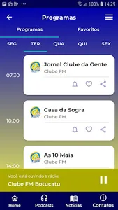 Clube FM Botucatu 103,5 screenshot 1