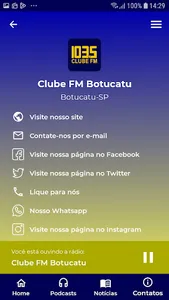 Clube FM Botucatu 103,5 screenshot 2