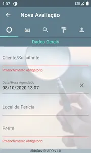 Avaliação Pericial Digital screenshot 1