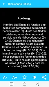 Spanish Bible Dictionary screenshot 6