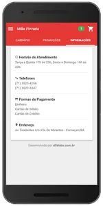 Milla Pizzaria screenshot 4