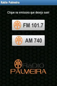 Rádio Palmeira AM740 e FM101.7 screenshot 0