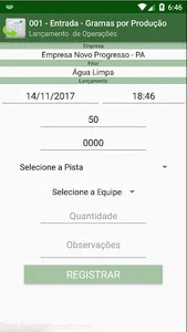 Lançamento de Operações screenshot 4